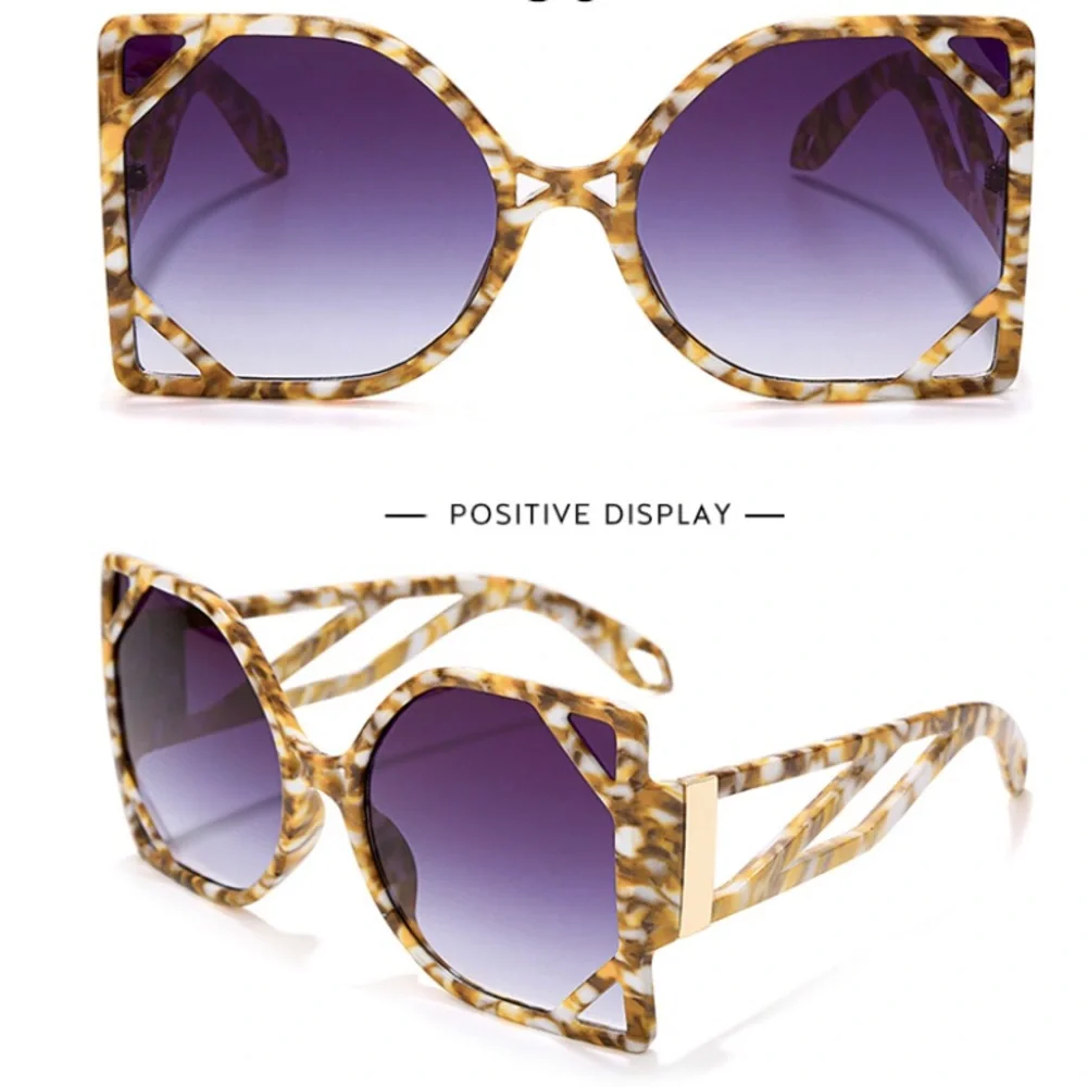 🆕 Square Oversized Retro Sunglasses
